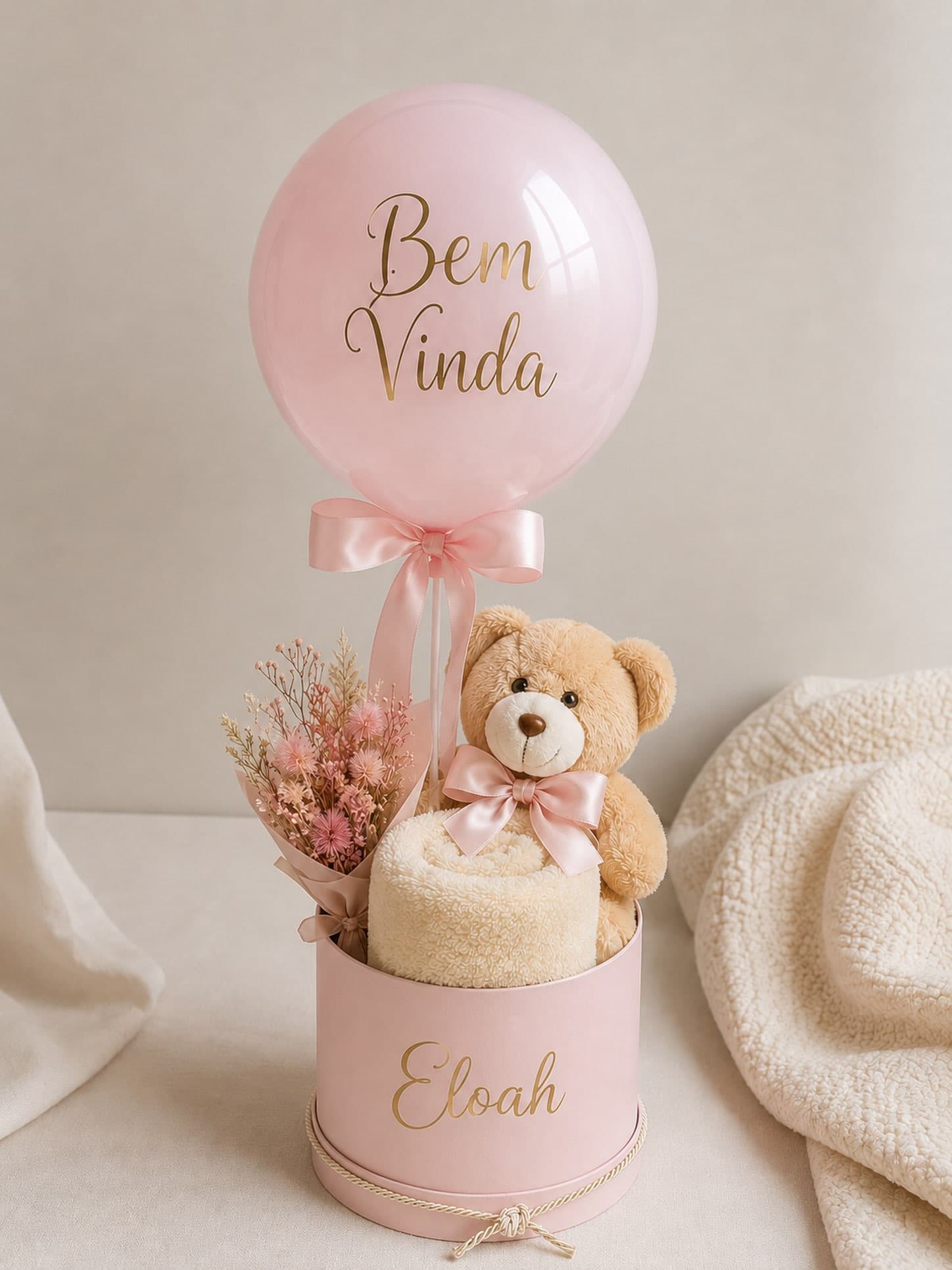 Presentes de maternidade e bebê.
